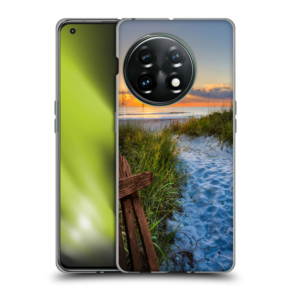 Celebrate Life Gallery Beaches Sandy Trail Soft Gel Case for OnePlus 11 5G