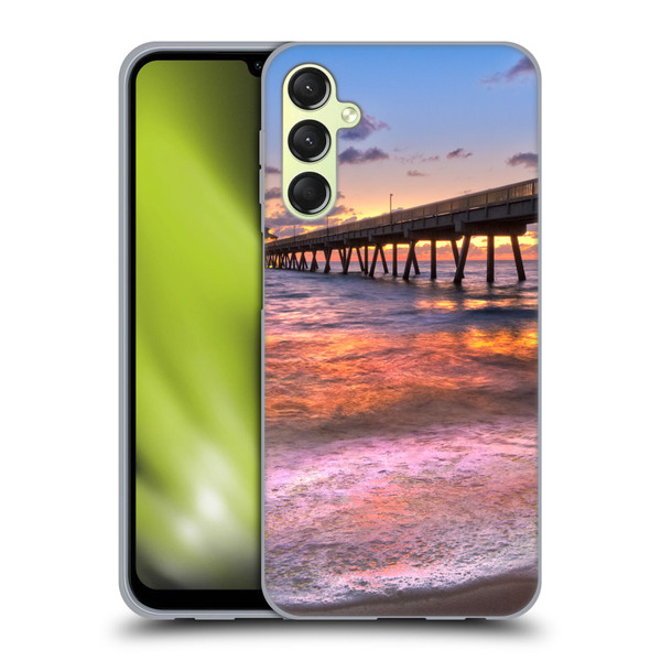 Celebrate Life Gallery Beaches Lace Soft Gel Case for Samsung Galaxy A24 4G / Galaxy M34 5G