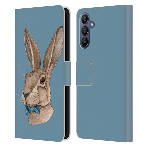 Barruf Animals Hare Leather Book Wallet Case Cover For Samsung Galaxy A15