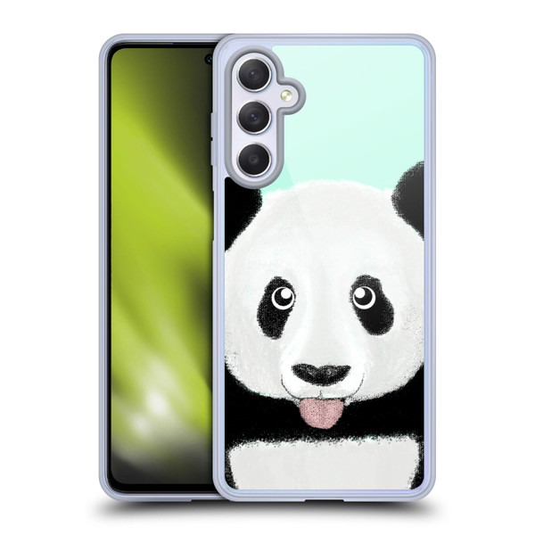 Barruf Animals The Cute Panda Soft Gel Case for Samsung Galaxy M54 5G