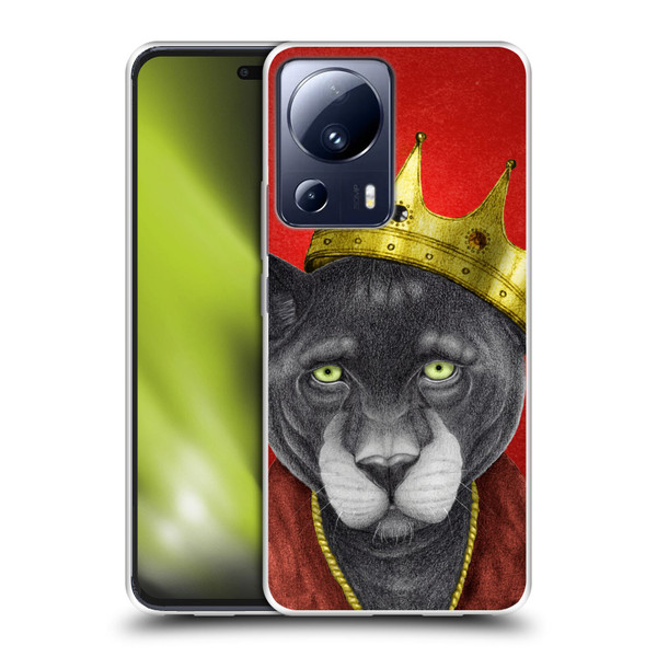 Barruf Animals The King Panther Soft Gel Case for Xiaomi 13 Lite 5G