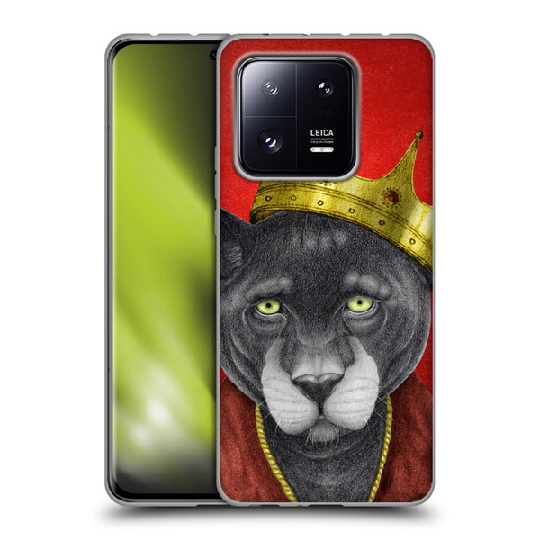 Barruf Animals The King Panther Soft Gel Case for Xiaomi 13 Pro 5G