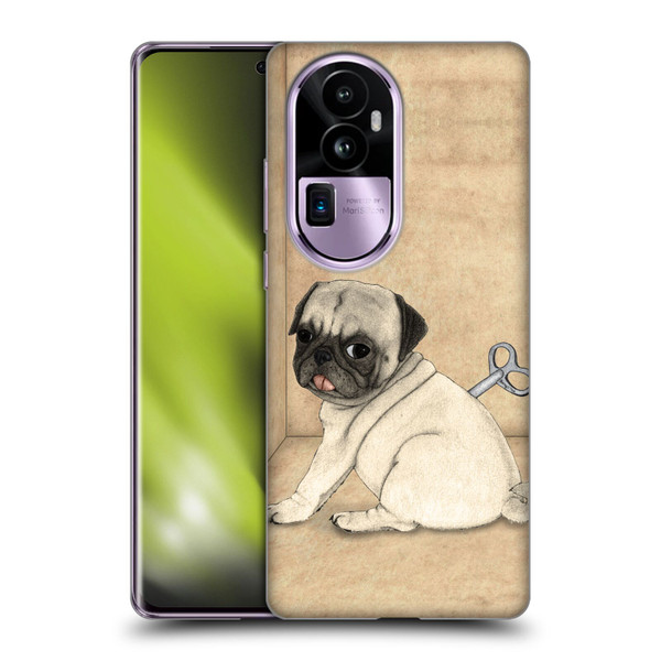 Barruf Dogs Pug Toy Soft Gel Case for OPPO Reno10 Pro+