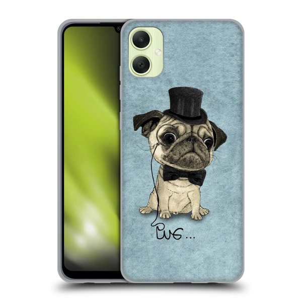 Barruf Dogs Gentle Pug Soft Gel Case for Samsung Galaxy A05