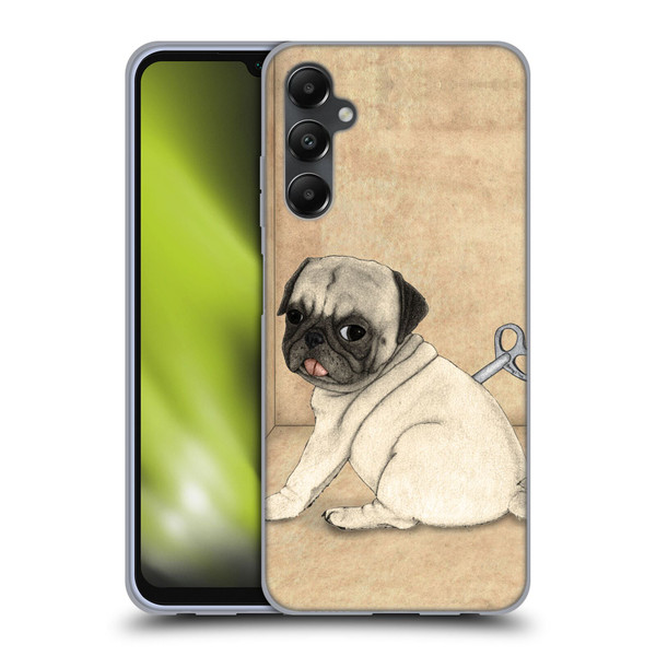 Barruf Dogs Pug Toy Soft Gel Case for Samsung Galaxy A05s