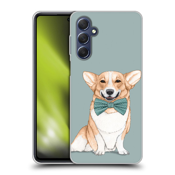 Barruf Dogs Corgi Soft Gel Case for Samsung Galaxy M54 5G