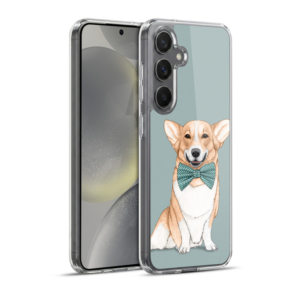 Barruf Dogs Corgi Soft Gel Case for Samsung Galaxy S24+ 5G & MagSafe