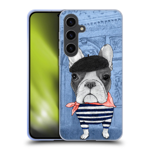 Barruf Dogs French Bulldog Soft Gel Case for Samsung Galaxy S24+ 5G