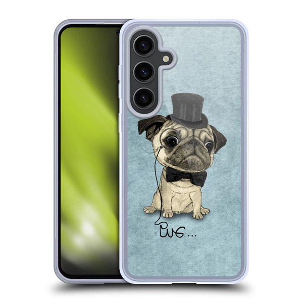 Barruf Dogs Gentle Pug Soft Gel Case for Samsung Galaxy S24+ 5G