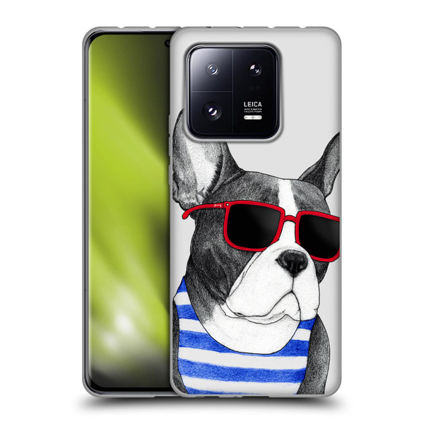 Barruf Dogs Frenchie Summer Style Soft Gel Case for Xiaomi 13 Pro 5G