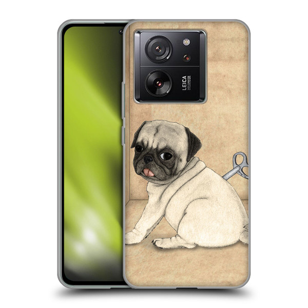 Barruf Dogs Pug Toy Soft Gel Case for Xiaomi 13T 5G / 13T Pro 5G