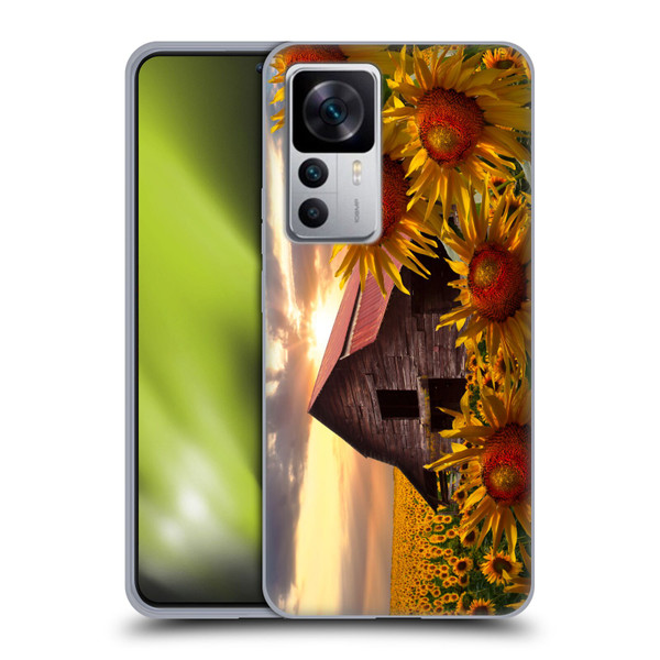 Celebrate Life Gallery Florals Sunflower Dance Soft Gel Case for Xiaomi 12T 5G / 12T Pro 5G / Redmi K50 Ultra 5G