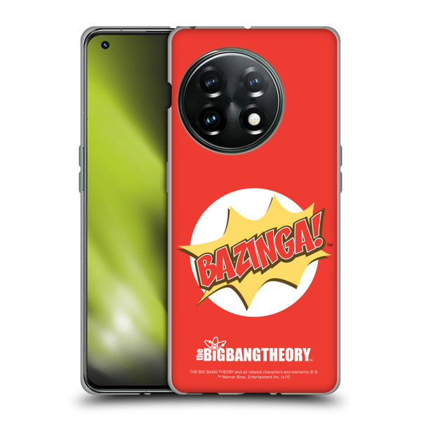 The Big Bang Theory Bazinga Pop Art Soft Gel Case for OnePlus 11 5G