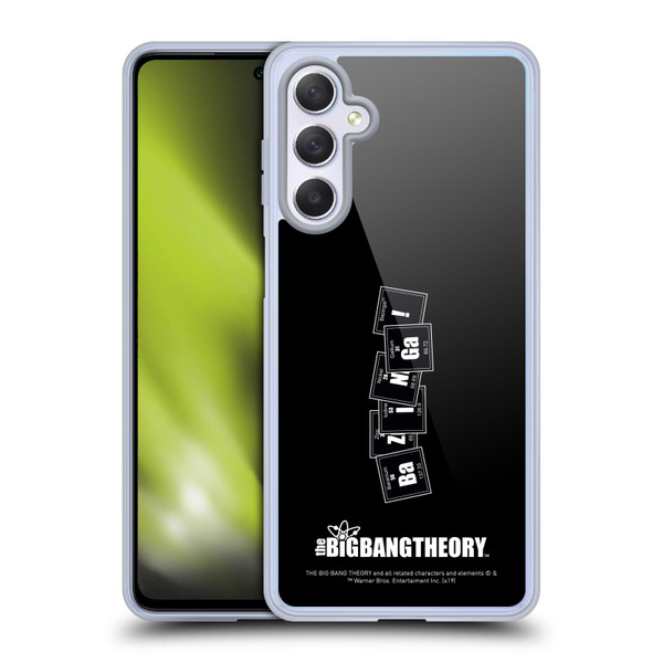 The Big Bang Theory Bazinga Elements Soft Gel Case for Samsung Galaxy M54 5G