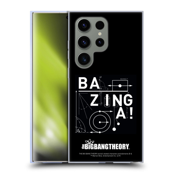 The Big Bang Theory Bazinga Physics Soft Gel Case for Samsung Galaxy S24 Ultra 5G