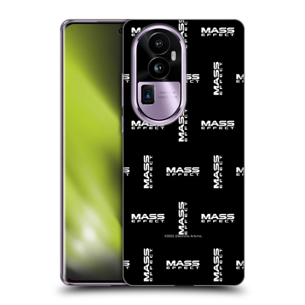 EA Bioware Mass Effect Graphics Logo Pattern Soft Gel Case for OPPO Reno10 Pro+