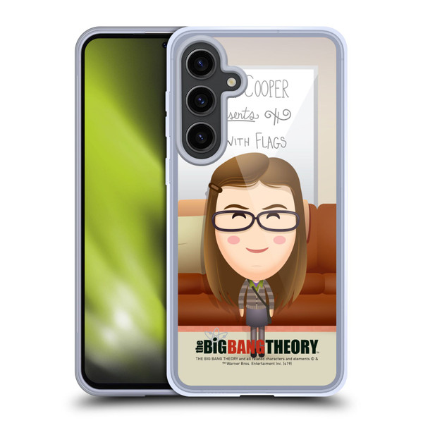 The Big Bang Theory Character Art Amy Soft Gel Case for Samsung Galaxy S24+ 5G