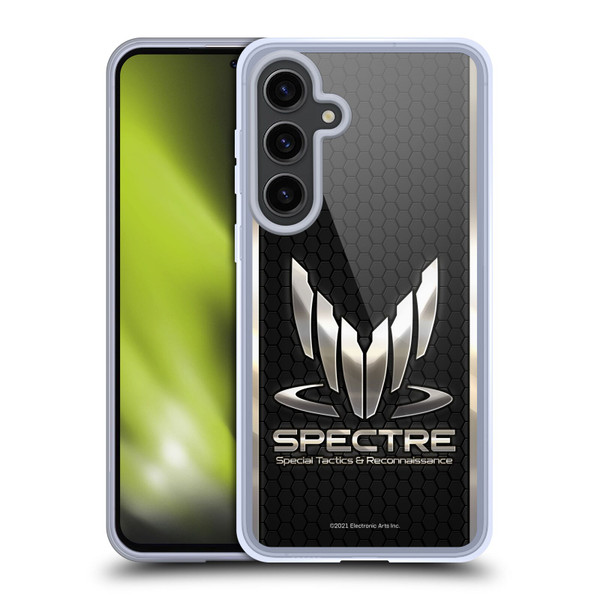 EA Bioware Mass Effect 3 Badges And Logos Spectre Soft Gel Case for Samsung Galaxy S24+ 5G