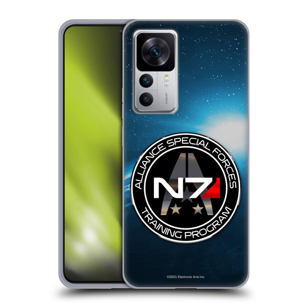 EA Bioware Mass Effect 3 Badges And Logos N7 Training Program Soft Gel Case for Xiaomi 12T 5G / 12T Pro 5G / Redmi K50 Ultra 5G