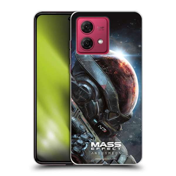 EA Bioware Mass Effect Andromeda Graphics Key Art 2017 Soft Gel Case for Motorola Moto G84 5G