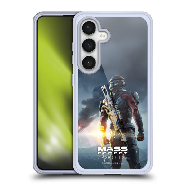 EA Bioware Mass Effect Andromeda Graphics Key Art Super Deluxe 2017 Soft Gel Case for Samsung Galaxy S24 5G