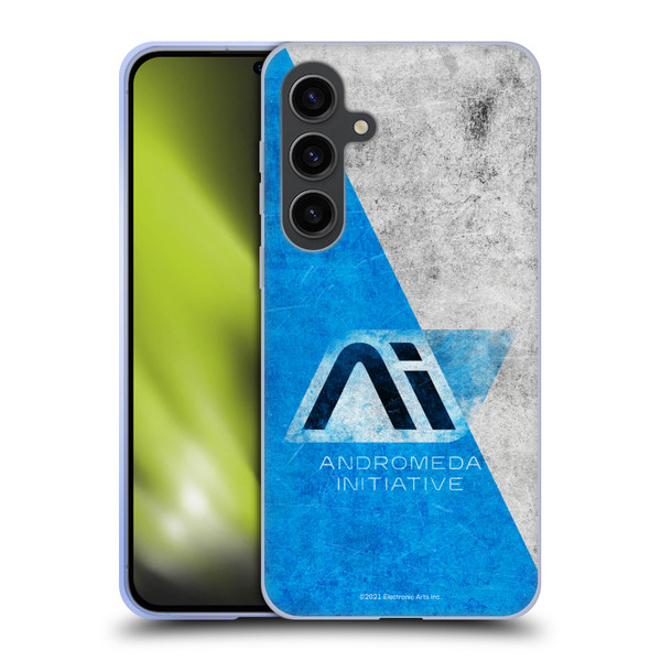 EA Bioware Mass Effect Andromeda Graphics Initiative Distressed Soft Gel Case for Samsung Galaxy S24+ 5G