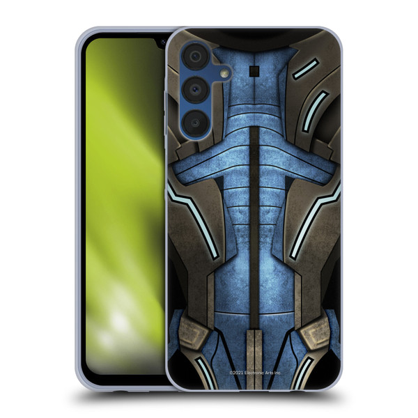 EA Bioware Mass Effect Armor Collection Garrus Vakarian Soft Gel Case for Samsung Galaxy A15