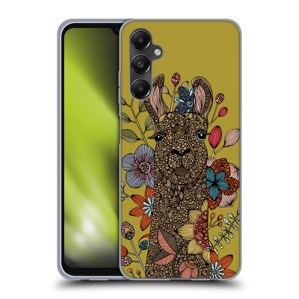 Valentina Animals And Floral Llama Soft Gel Case for Samsung Galaxy A05s