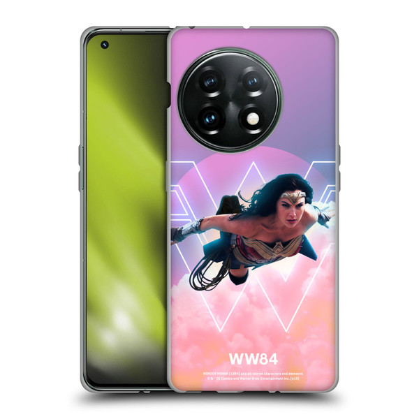 Wonder Woman 1984 80's Graphics Flying Soft Gel Case for OnePlus 11 5G