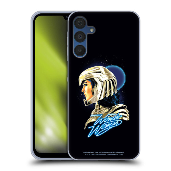 Wonder Woman 1984 80's Graphics Golden Armour 2 Soft Gel Case for Samsung Galaxy A15