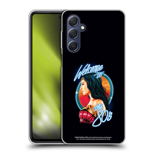 Wonder Woman 1984 80's Graphics Welcome Soft Gel Case for Samsung Galaxy M54 5G