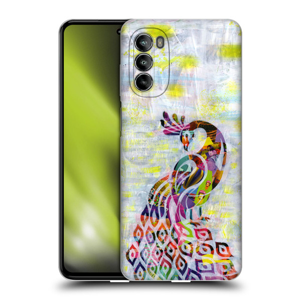 Artpoptart Animals Peacock Soft Gel Case for Motorola Moto G82 5G