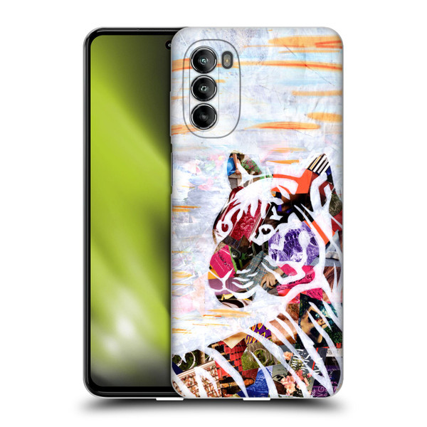 Artpoptart Animals Tiger Soft Gel Case for Motorola Moto G82 5G