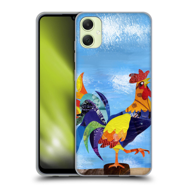 Artpoptart Animals Colorful Rooster Soft Gel Case for Samsung Galaxy A05