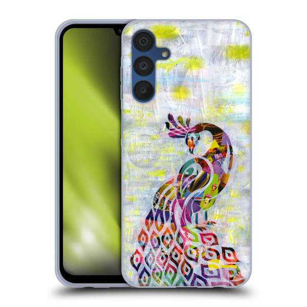 Artpoptart Animals Peacock Soft Gel Case for Samsung Galaxy A15