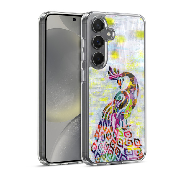 Artpoptart Animals Peacock Soft Gel Case for Samsung Galaxy S24 5G & MagSafe