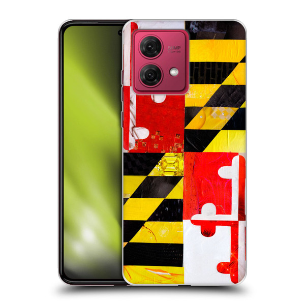 Artpoptart Flags Maryland Soft Gel Case for Motorola Moto G84 5G