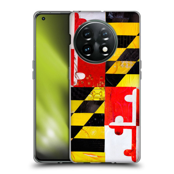 Artpoptart Flags Maryland Soft Gel Case for OnePlus 11 5G