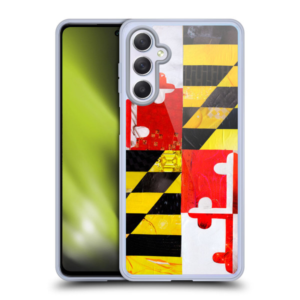 Artpoptart Flags Maryland Soft Gel Case for Samsung Galaxy M54 5G