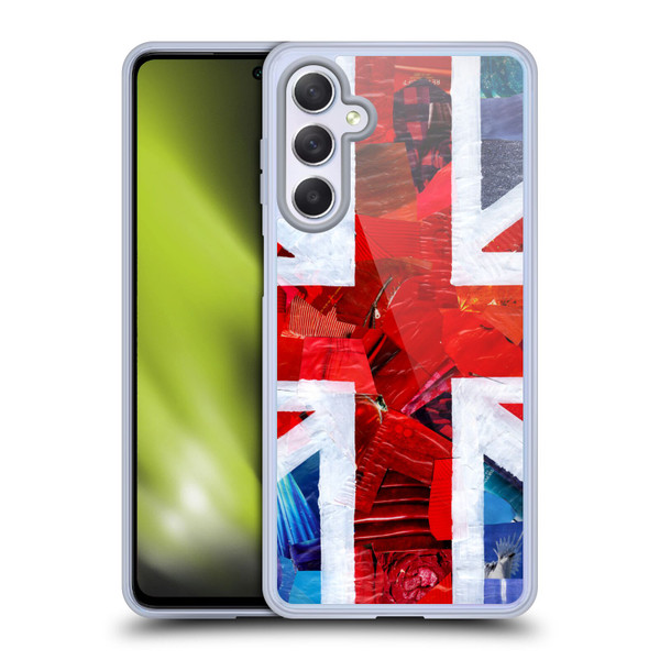 Artpoptart Flags Union Jack Soft Gel Case for Samsung Galaxy M54 5G