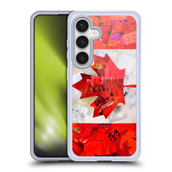 Artpoptart Flags Canada Soft Gel Case for Samsung Galaxy S24 5G & MagSafe