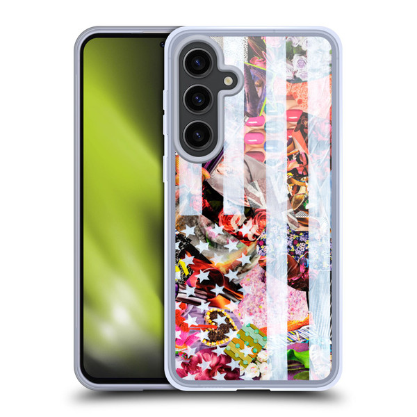 Artpoptart Flags Murican Soft Gel Case for Samsung Galaxy S24+ 5G & MagSafe