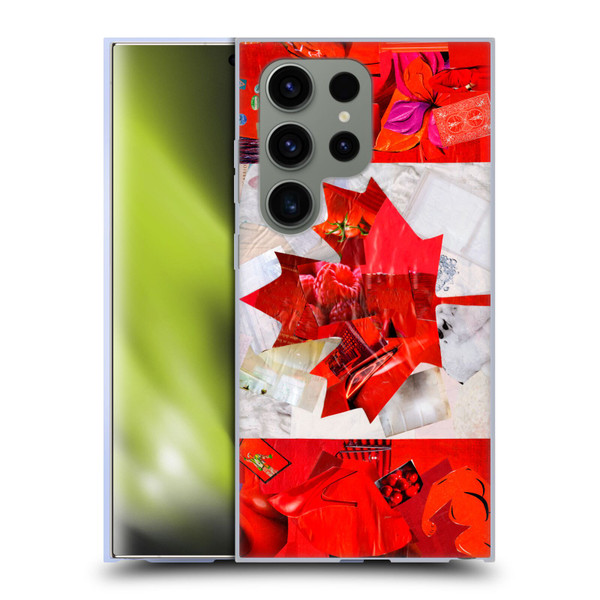 Artpoptart Flags Canada Soft Gel Case for Samsung Galaxy S24 Ultra 5G & MagSafe