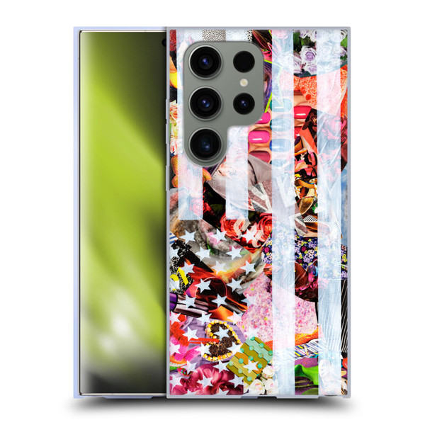 Artpoptart Flags Murican Soft Gel Case for Samsung Galaxy S24 Ultra 5G & MagSafe