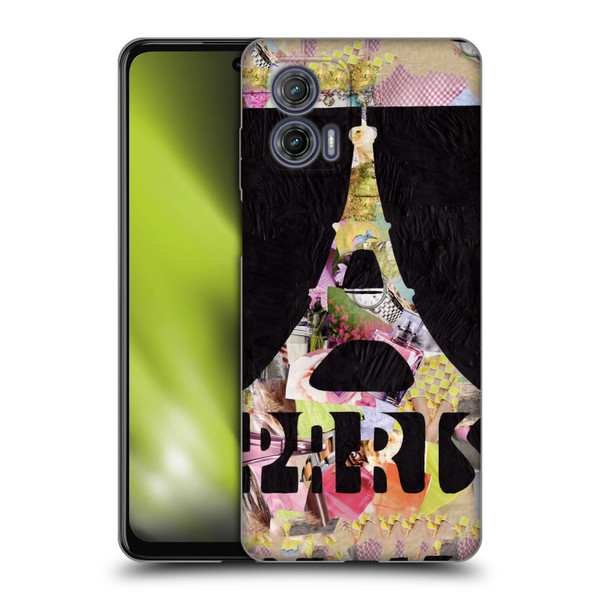 Artpoptart Travel Paris Soft Gel Case for Motorola Moto G73 5G