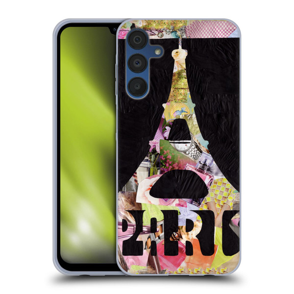Artpoptart Travel Paris Soft Gel Case for Samsung Galaxy A15