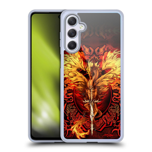Ruth Thompson Dragons Flameblade Soft Gel Case for Samsung Galaxy M54 5G
