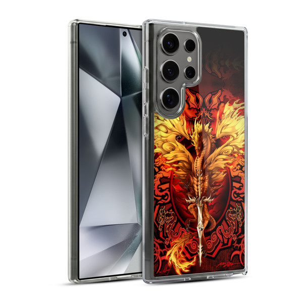 Ruth Thompson Dragons Flameblade Soft Gel Case for Samsung Galaxy S24 Ultra 5G & MagSafe