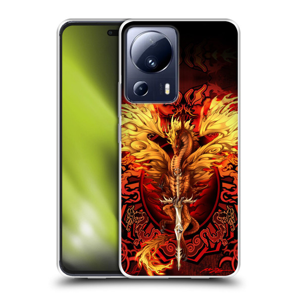 Ruth Thompson Dragons Flameblade Soft Gel Case for Xiaomi 13 Lite 5G
