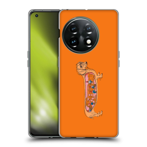 Rachel Caldwell Animals 3 Dachshund Soft Gel Case for OnePlus 11 5G